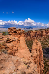 USA, Colorado, Colorado National Monument, Fruita, Pipe Organ, Blick von Otto's Trail USA, Colorado, Colorado National Monument, Fruita, Pipe Organ, Blick von Otto's Trail